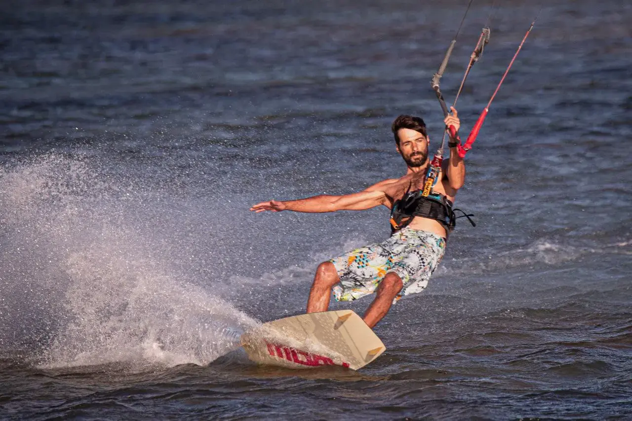 SmartSurf founder riding on the water
