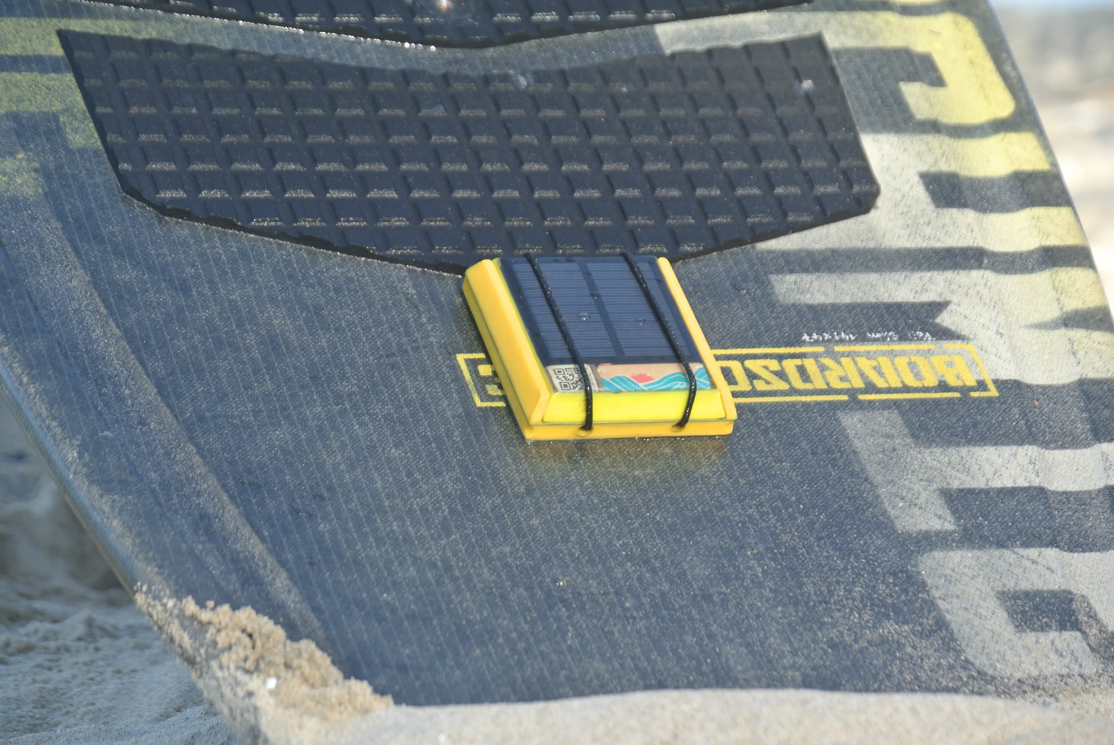 SmartSurf Tracker mounted on board